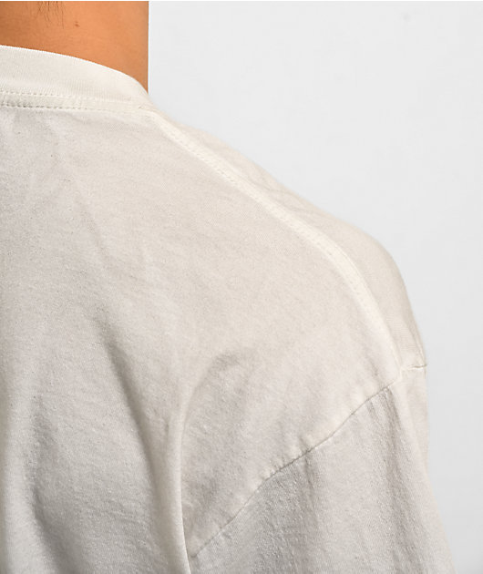 Ninth Hall Accessorized Dirty Wash White T-Shirt