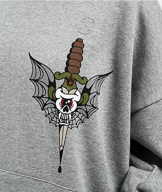 Ninth Hall Alina Grey Oversized Hoodie