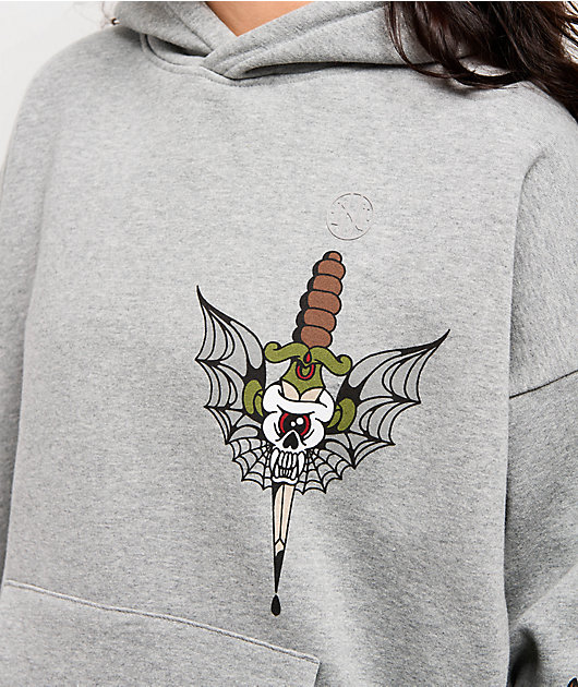 Ninth Hall Alina Grey Oversized Hoodie