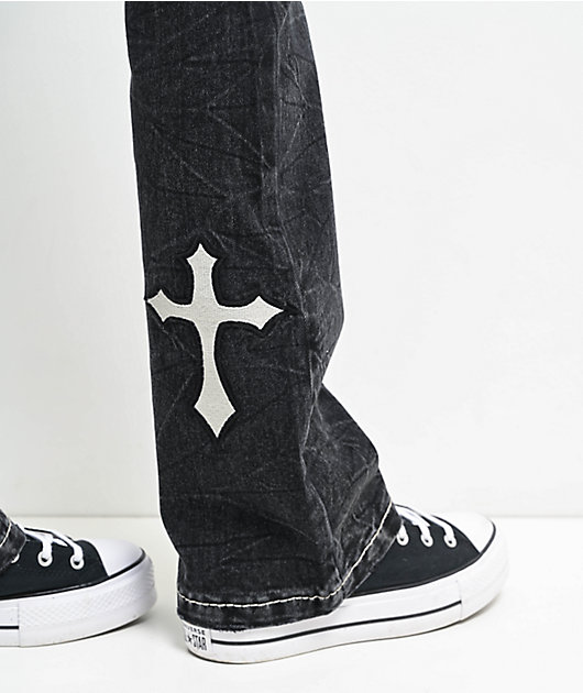 人気ショップ Scratch Cross Alyssia Hall Ninth Wash Jeans Flare Rise Mid ワンピース