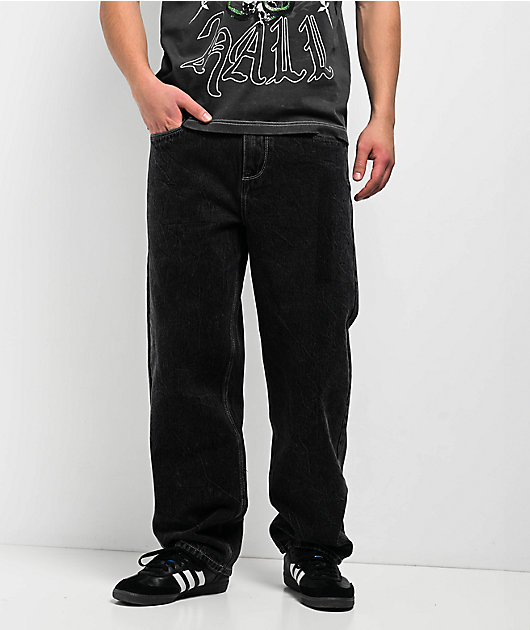 Ninth Hall Ambush Embroidered Black Denim Jeans | Zumiez