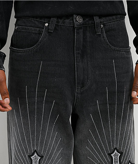 Ninth Hall Ambush Glory Black Wash Loose Fit Jeans