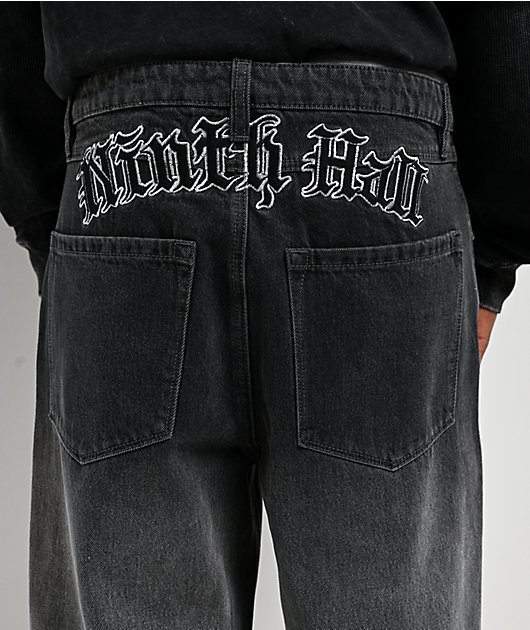 Ninth Hall Ambush Glory Black Wash Loose Fit Jeans | Zumiez