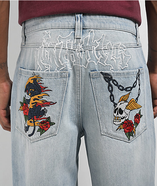 Ninth Hall Ambush Light Blue Wash Loose Fit Jeans