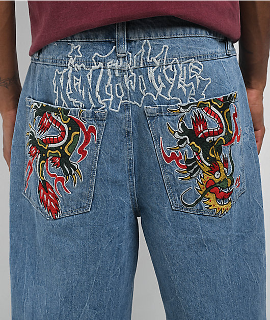 Ninth Hall Ambush Medium Blue Loose Fit Jeans 