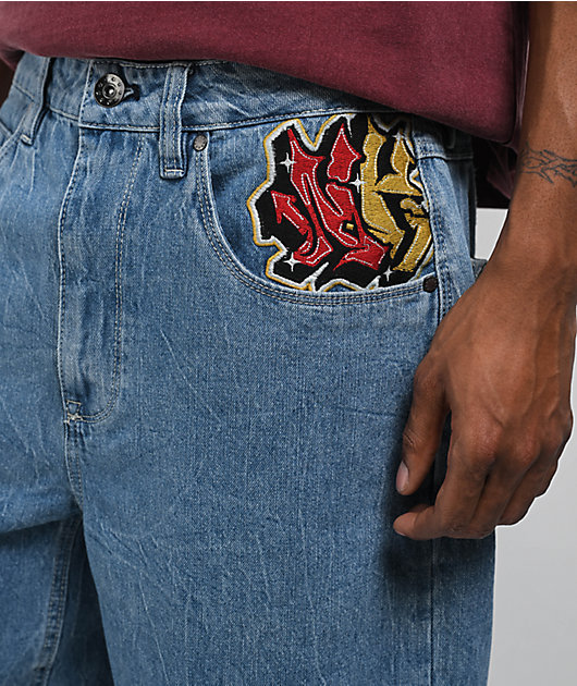 Ninth Hall Ambush Medium Blue Loose Fit Jeans 
