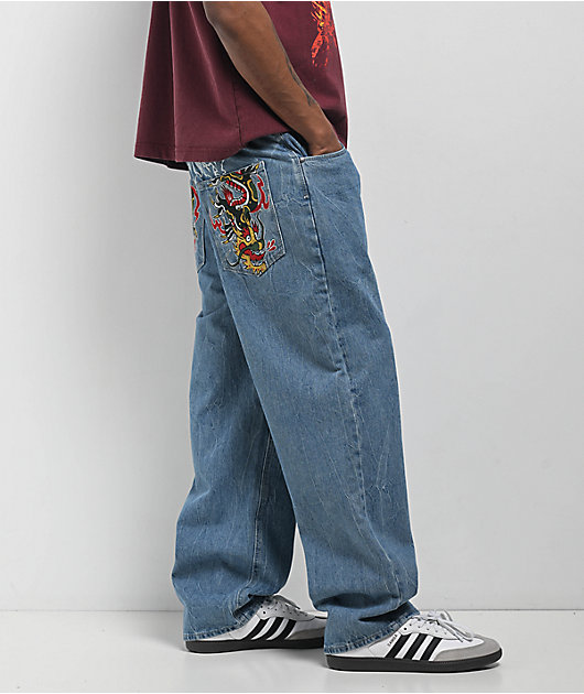 Ninth Hall Ambush Medium Blue Loose Fit Jeans