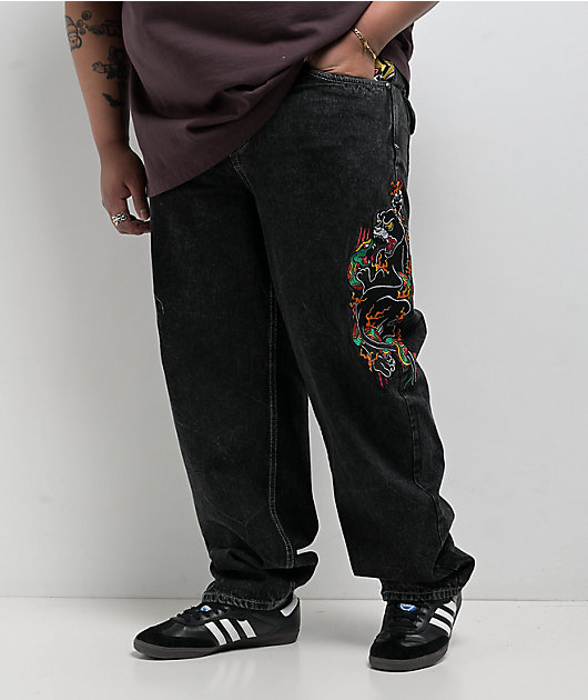 Ninth Hall Ambush Panther Black Wash Jeans | Zumiez