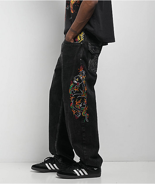 Ninth Hall Ambush Panther Black Wash Jeans