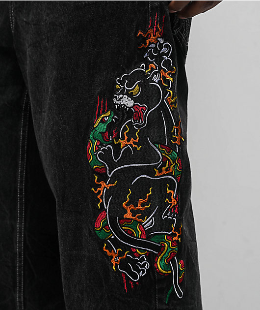 Ninth Hall Ambush Panther Black Wash Jeans | Zumiez