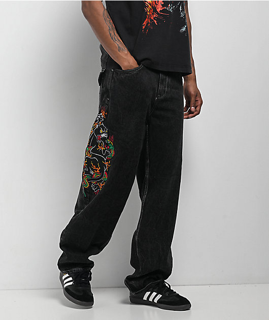 Ninth Hall Ambush Panther Black Wash Jeans