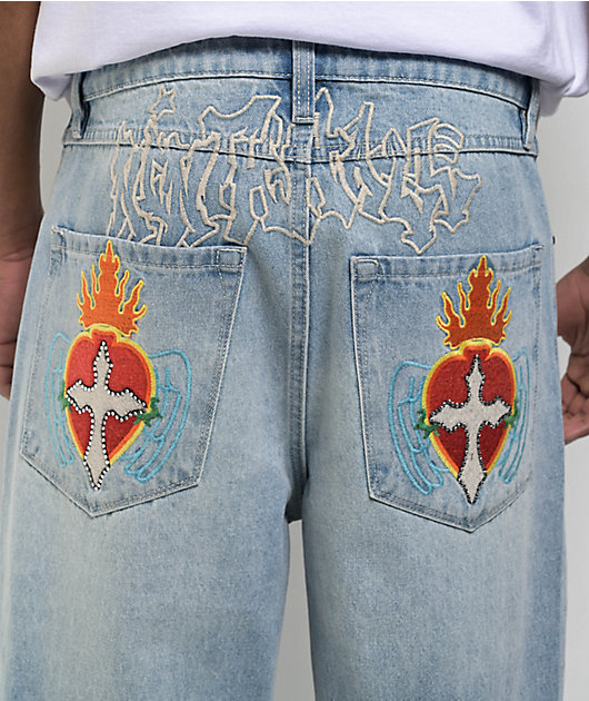 Ninth Hall Ambush Sacred Light Blue Wash Jeans | Zumiez