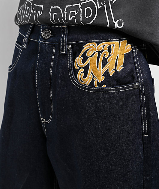 パンツ everyone sort denim pants indigo XL Ninth Hall Ambush Tiger Raw Indigo Jeans | Zumiez
