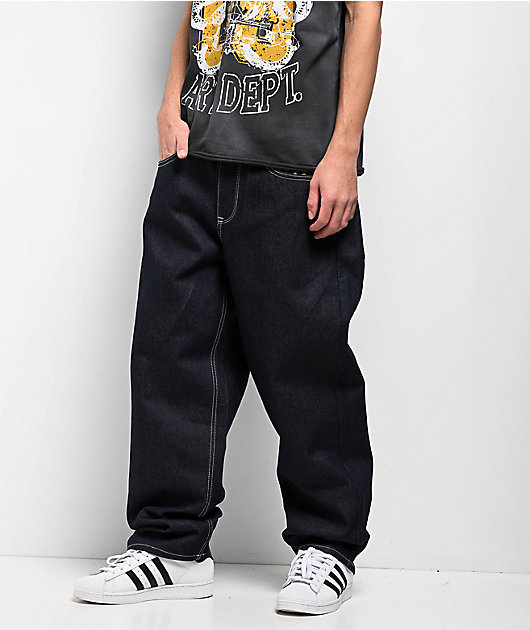 Ninth Hall Ambush Tiger Raw Indigo Loose Fit Jeans | Zumiez