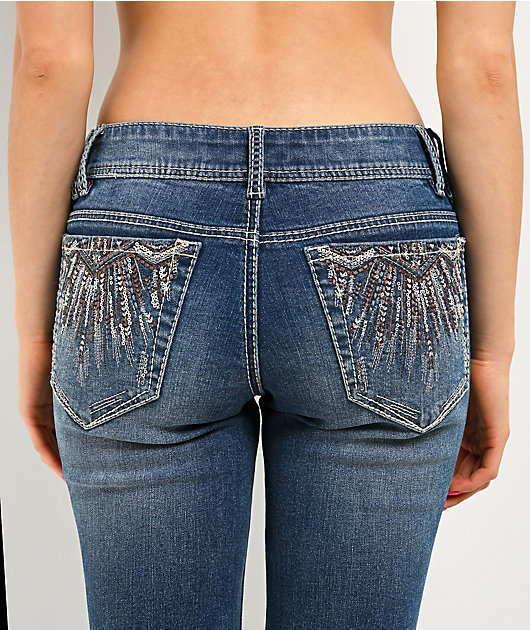 Ninth Hall Amiyah Blue Wash Skinny Jeans