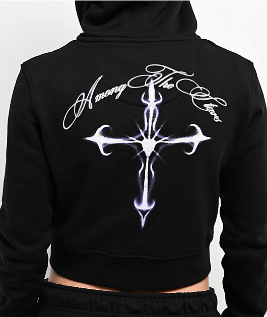 Ninth Hall Among The Stars Black Zip Hoodie