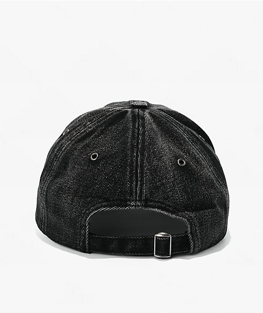 Ninth Hall Angel Rhinestone Black Snapback Hat