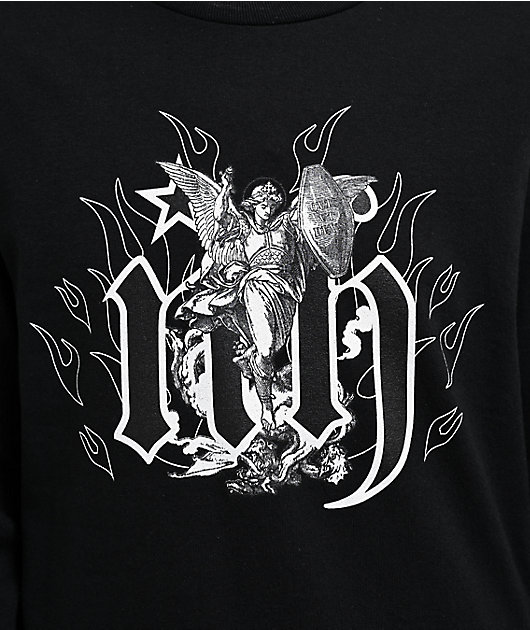 【U LAN】Way Angel Lettering Long Sleeve C-Angel Long Sleeve