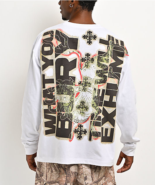 Ninth Hall Apocalypto White Long Sleeve T-Shirt