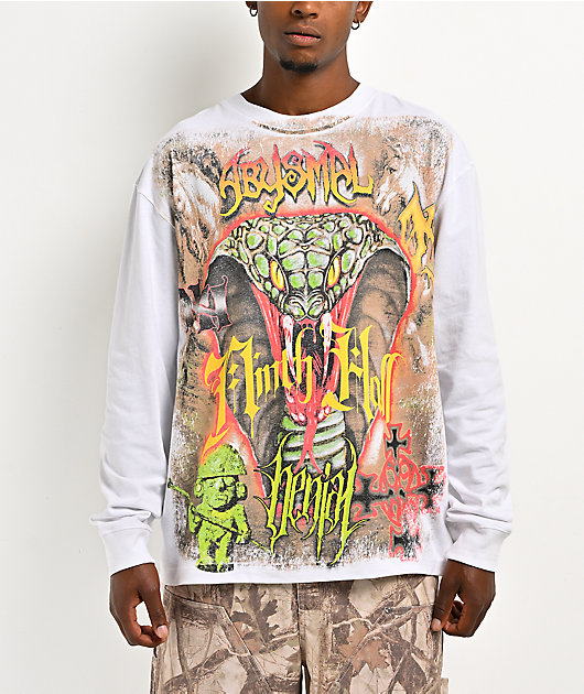 Ninth Hall Apocalypto White Long Sleeve T-Shirt