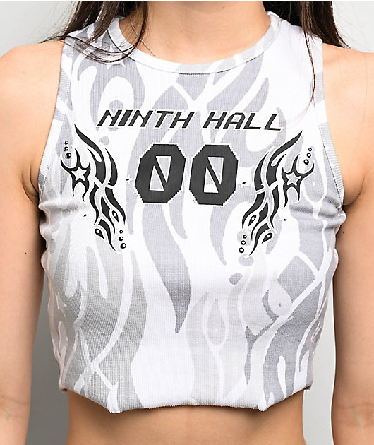 Ninth Hall Ashlee 00 White Crop Tank Top | Zumiez