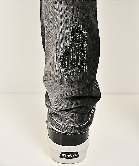 Ninth Hall Asphalt Black Skinny Jeans