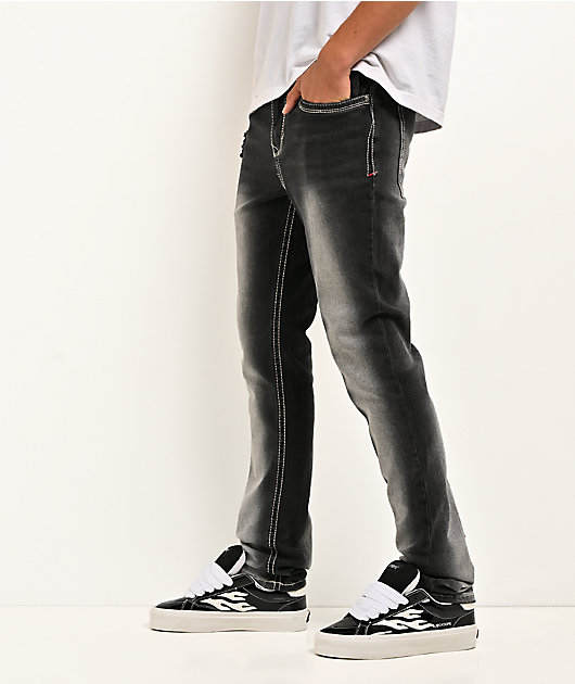 Ninth Hall Asphalt Black Skinny Jeans