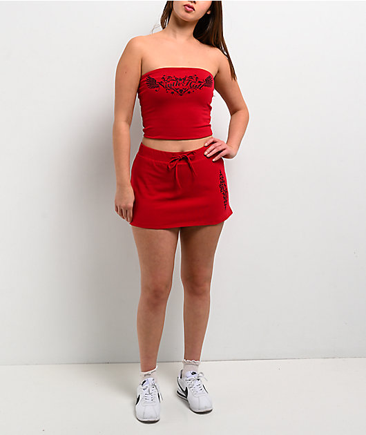 Ninth Hall Bianca Jester Red Tube Top