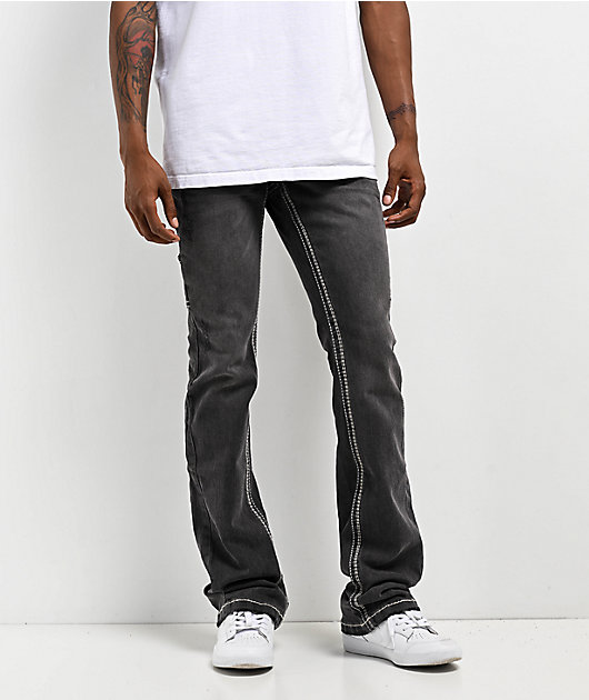 【Raucohouse】Damage Hall Black Denim Pants Raucohouse