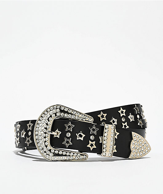 Ninth Hall Bling It On Black Belt | Zumiez