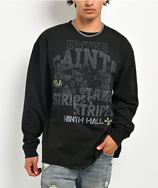 Ninth Hall Bootcamp Blues Black Long Sleeve T-Shirt