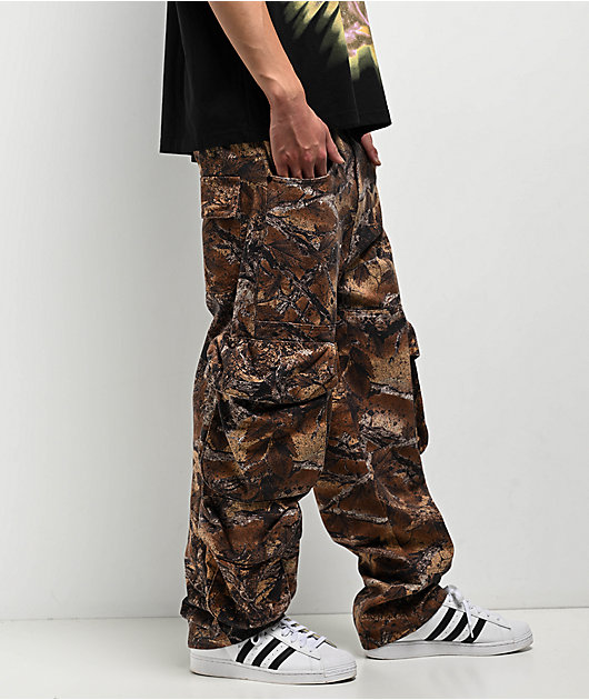 Ninth Hall Brown Camo 3D Cargo Pants