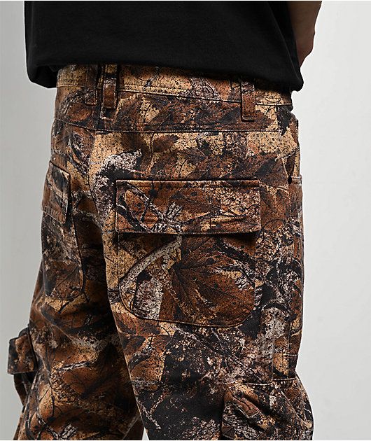 Ninth Hall Brown Camo 3D Cargo Pants