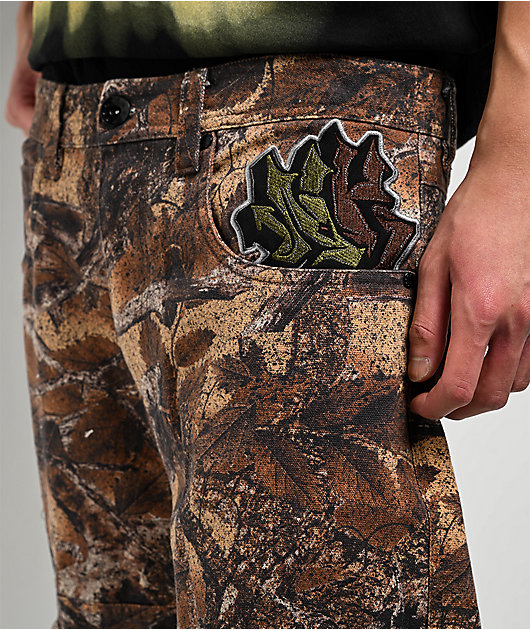 Ninth Hall Brown Camo 3D Cargo Pants