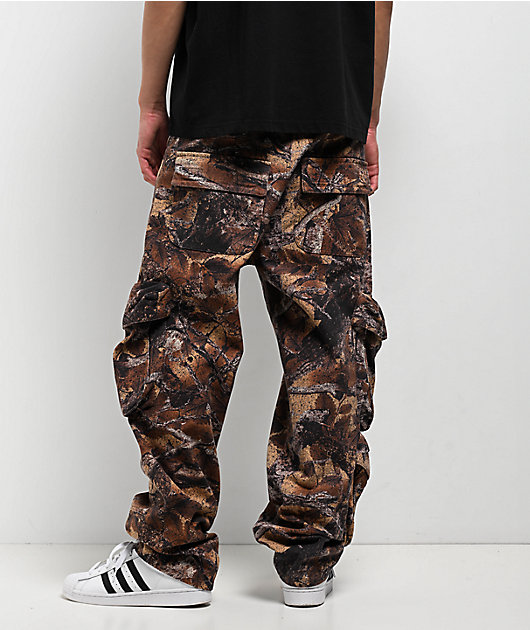 Ninth Hall Brown Camo 3D Cargo Pants
