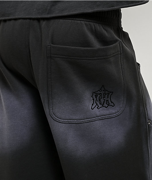 Ninth Hall Bucked Grey Wash Baggy Sweatpants