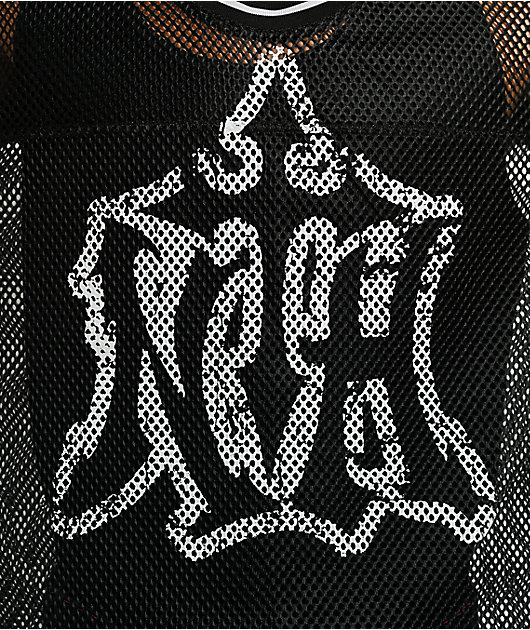 Ninth Hall Chat Black Mesh Jersey