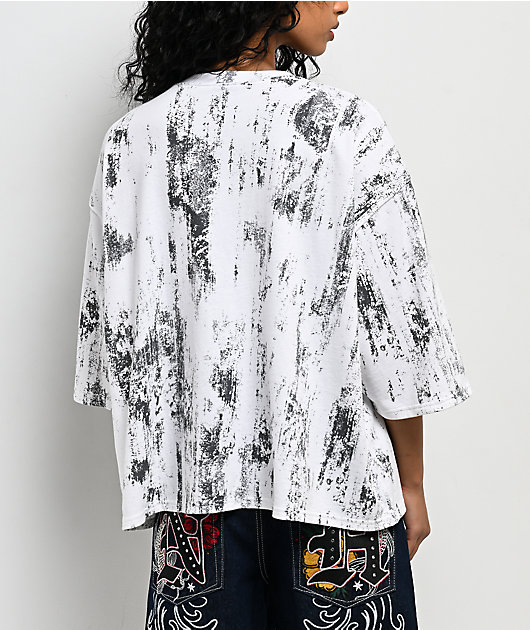 haluc❤ Ninth Hall Fundamentals Sunbleached Black Wash Zip Hoodie | Zumiez
