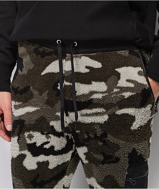 fuzzy jogger set