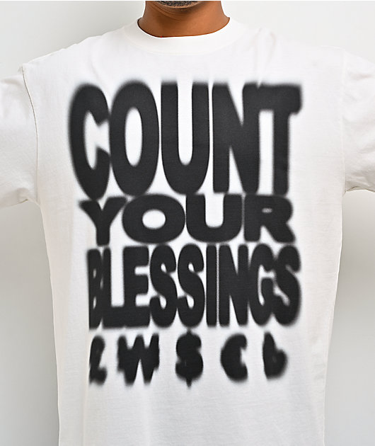 Ninth Hall Count Your Blessings White T-Shirt