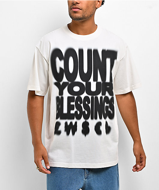 Ninth Hall Count Your Blessings White T-Shirt