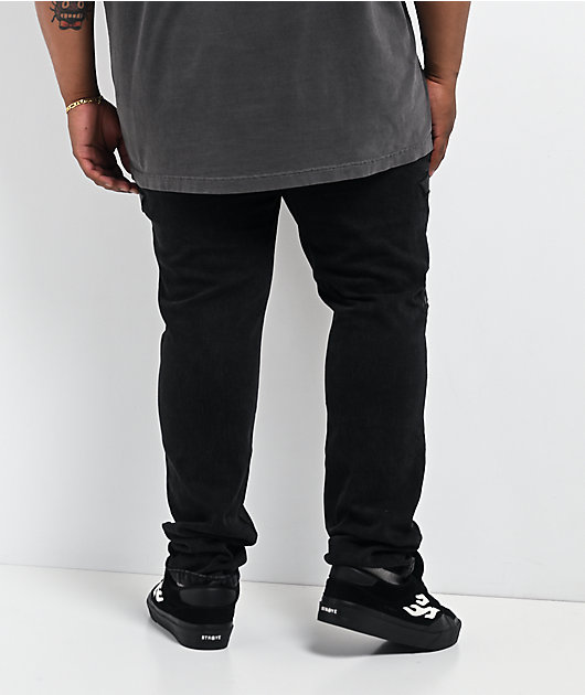 Ninth Hall Crosses Black Wash Skinny Jeans