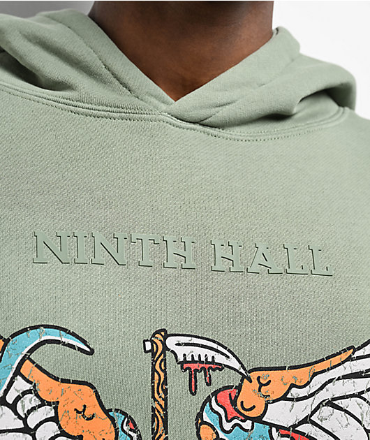 Ninth Hall Death Before Dishonor Green Hoodie | Zumiez