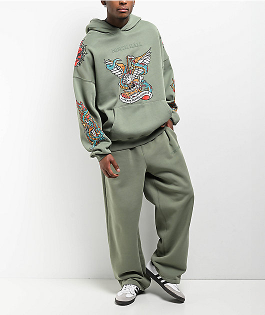 Ninth Hall Death Before Dishonor Green Hoodie | Zumiez