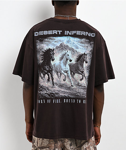 Ninth Hall Desert Inferno Brown T-Shirt