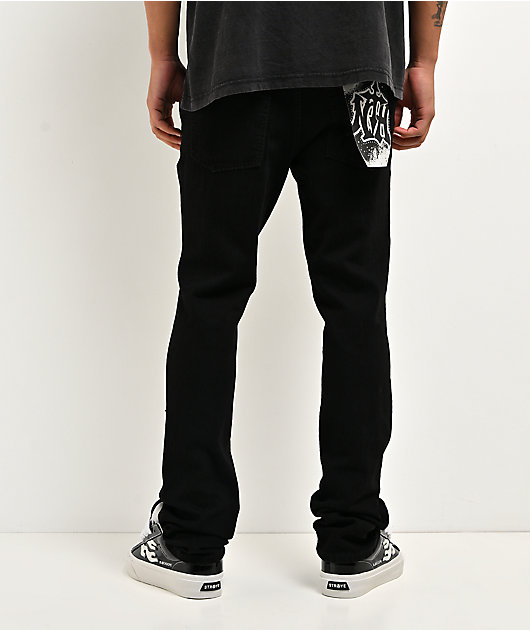 Ninth Hall Destroy Black Wash Skinny Jeans