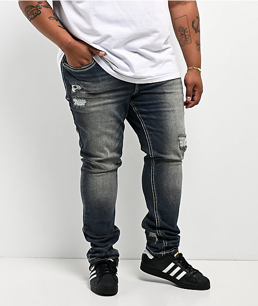 Ninth Hall Dirty Blue Skinny Jeans