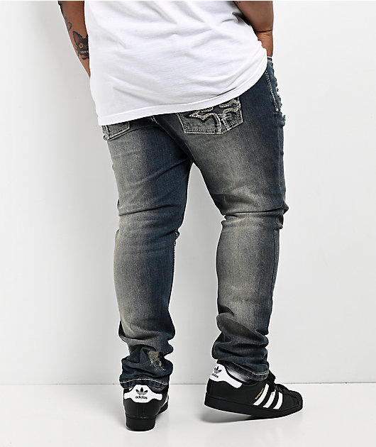 Ninth Hall Dirty Blue Skinny Jeans