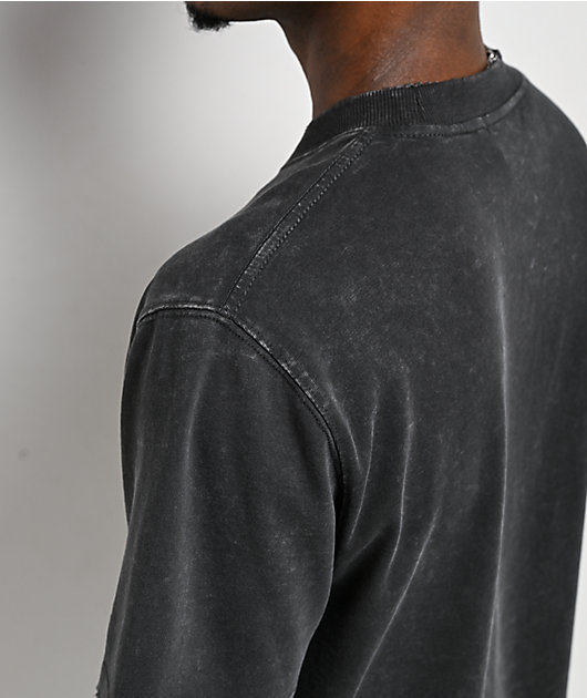 Ninth Hall Dragon Fire Charcoal Wash Boxy T-Shirt