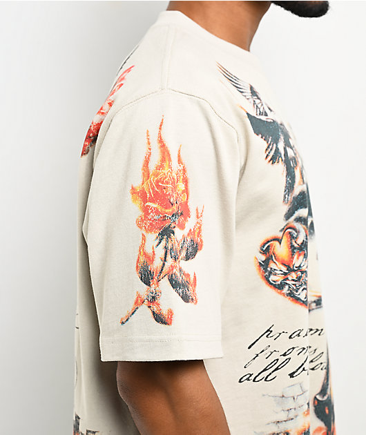 Ninth Hall Everythings Fine White T-Shirt